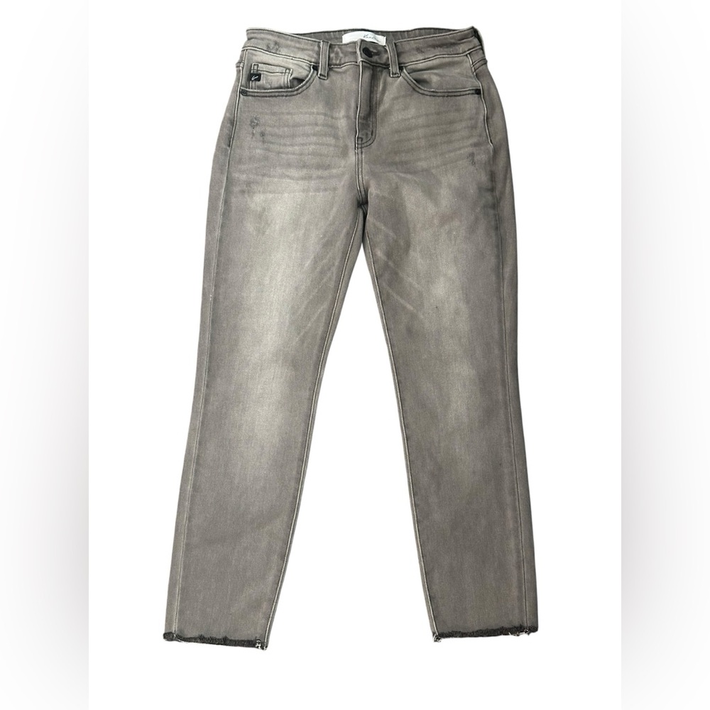 KanCan KC9216LG Gray Fade Stretch Crop Ankle Jeans • Juniors Size 7 • NWOT